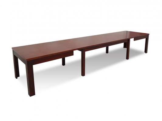 Tabela Stół obiadowy stół drewniany XXL Stół konferencyjny 100x200cm rozkładany 200x440cm
