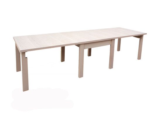 Tabela Stół obiadowy drewniany stół XXL Stół konferencyjny 90x150cm Rozkładany 150x390cm