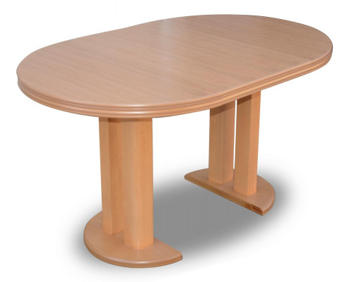 Stół obiadowy Design Drewno Stół konferencyjny Spotkanie Tabela 90x90 cm Rozkładany 90x240cm