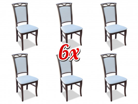 Krzesła Podkładka Hotel Włókienniczy Krzesło Zestaw Grupa Krzesła Ustawić 6x Group Fotel