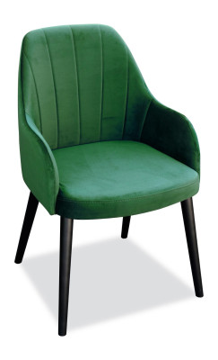 Kuchnia Krzesła Elegancka jadalnia Materiał Nowy Zestaw 4x Fotel Krzesło Design Drewno Włókienniczy