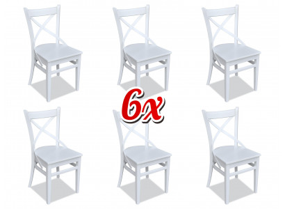 Ustaw Drewno Meble Zestawy Jadalnia grupowa jadalnia Ustaw 6x Krzesło Zestaw Krzesła Nowość