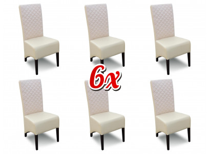 Designer Drewno Materiał Podkładka Krzesła Gastro jadalnia Classic 6x Fotel Krzesło