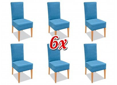 Design Podkładka Skóra Włókienniczy Jadalnia Living Pokój 6x Krzesła Krzesło Zestaw Fotel Fotel