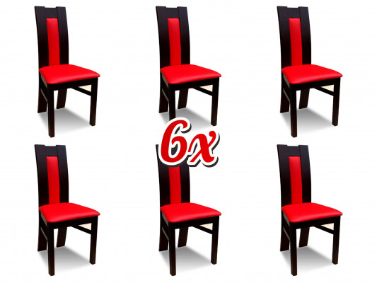 Ustaw Kompletną Grupę Salonową 6x Sztuka Nowa jadalnia Krzesło Zestaw Lehn Krzesła