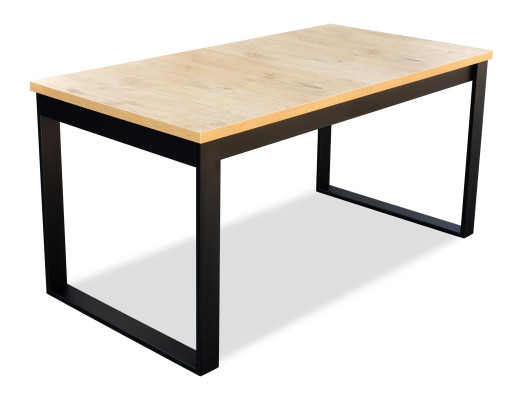 Stół obiadowy Tabela jadalnia Biuro Salon stoły Drewno Design 160cm Rozkładane