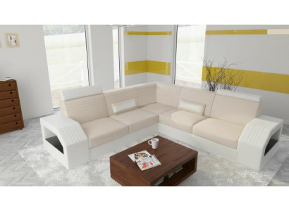 Designerska Sofa Kanapa Narożnikowa kanapa Skóra Materiał Włókienniczy Podkładka Ustawić Żywy krajobraz