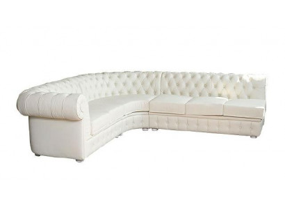 Narożnikowa kanapa Sofa Chesterfield Sofa skórzana Podkładka Narożnik Couch Ustawić Couch Classic