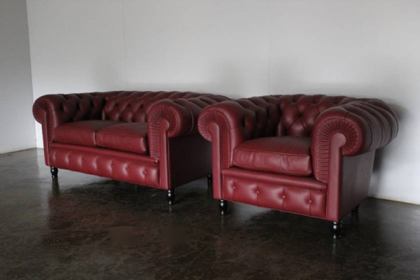 Chesterfield Couch Podkładka 2+1 miejsce do siedzenia Meble tapicerowane Zestaw sofowy Couches Sofy