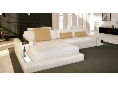 Narożnik kanapa Kanapa Podkładka Żywy krajobraz Narożnik Ustawić Narożnik Skóra Włókienniczy Sofa w kształcie litery L