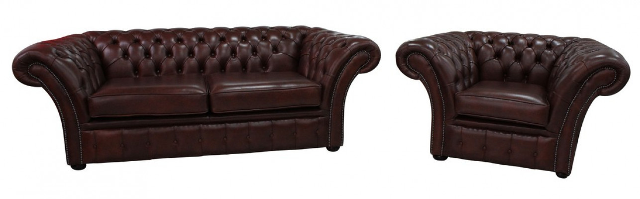 Chesterfield Couch Podkładka Siedziba Zestaw sofowy Sofa Couch Ustawić 2+1