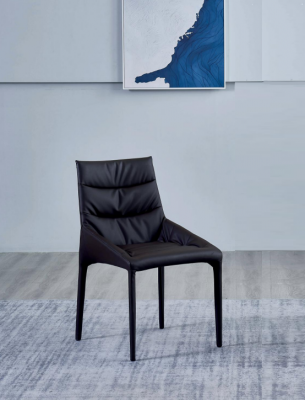 Czarna Podkładka do jadalni designerskie krzesła tekstylne jadalnia Meble