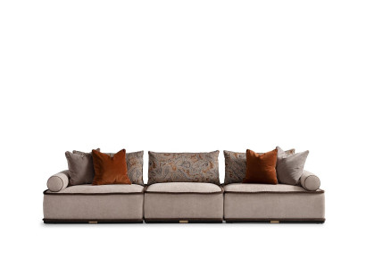 Sofa czteroosobowa 4 miejsce do siedzenia kanapa sofa tapicerowana sofa nowoczesna szara