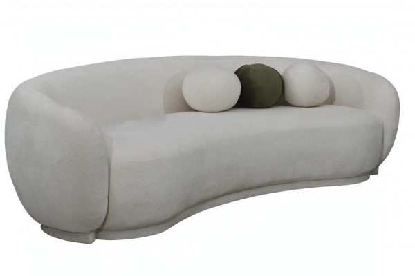 Zestaw sofowy Ustawić sofę materiałową Biała sofa tapicerowana nowoczesny komplet sofa 2-częściowa