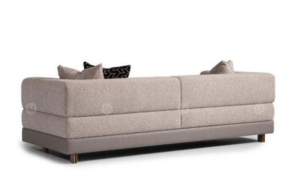 Sofa rozkładana trzyosobowa 3 miejsce do siedzenia tapicerowana sofa materiałowa nowoczesna szara