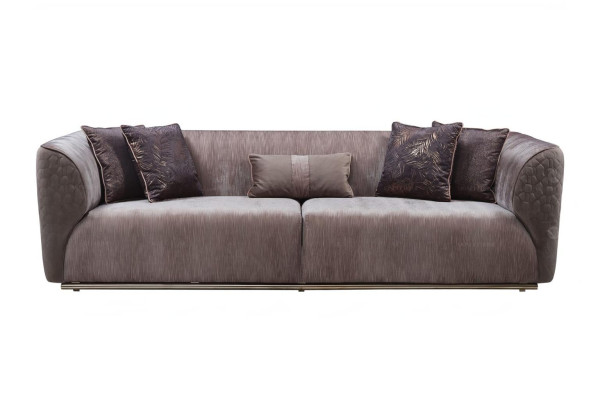 Nowoczesna sofa trzyosobowa 3 miejsce do siedzenia sofa tapicerowana sofa nowoczesne brązowe sofy