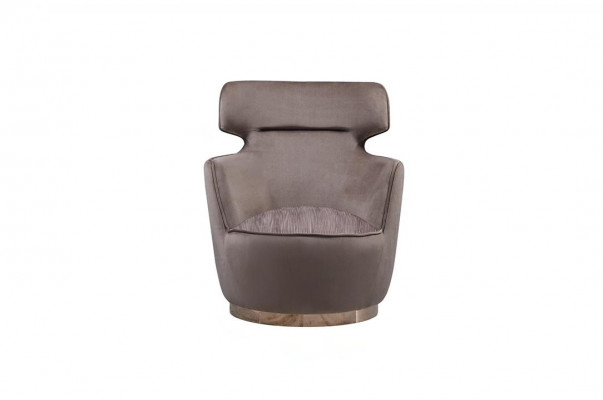 Fotel Material miejsce siedzące Single Seater Grey ClubFotel EarsFotel Modern