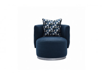 RelaxFotel Fotel Modern Blue Podkładka Materiał miejsce siedzące Design Modern
