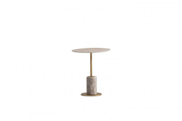 Stolik kawowy Stolik kawowy Drewno Stolik Sofa Okrągły Tabela Grey