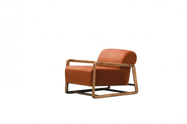 Fotel jednoosobowy miejsce siedzące Salon Orange Drewno RelaxFotel Design