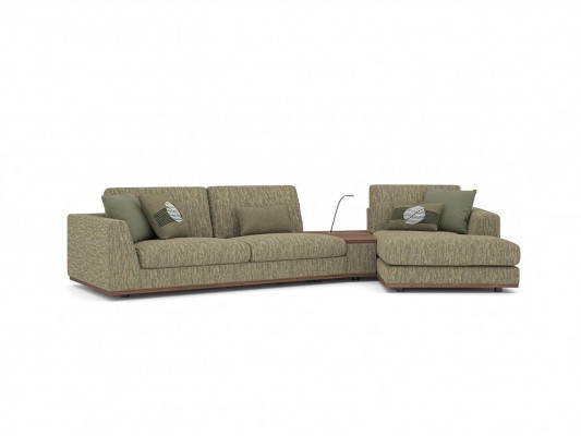 Kompletny Zestaw sofowy 3-częściowa sofa dwuosobowa Relaks Narożnikowa kanapa w kształcie litery L Modern Fotel