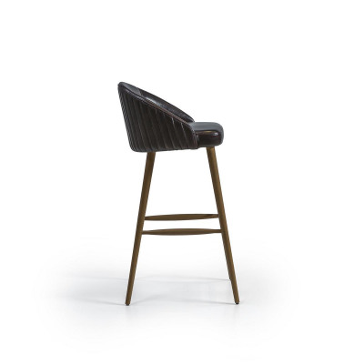 Hoker Barowy Krzesło Barowe Brązowy Design Krzesła Barowe Krzesło Do Jadalni Nowe Meble