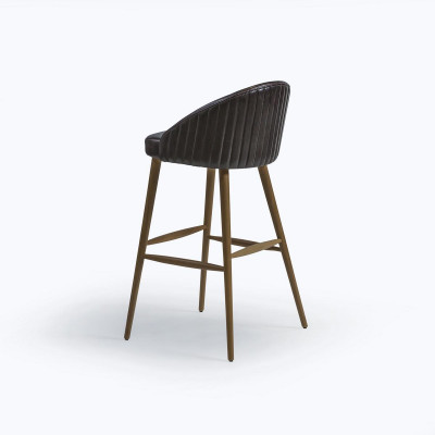 Hoker Barowy Krzesło Barowe Brązowy Design Krzesła Barowe Krzesło Do Jadalni Nowe Meble