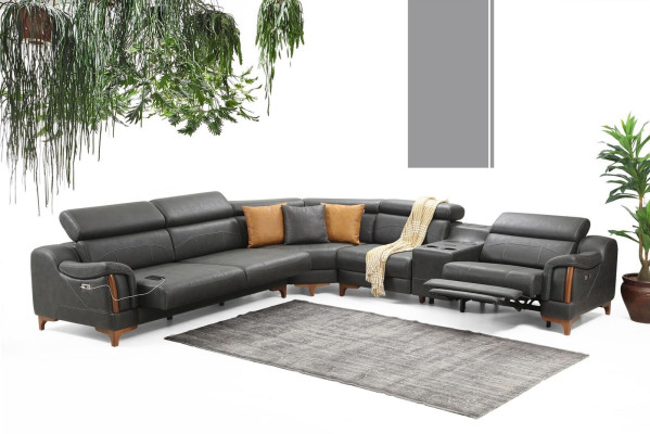 Narożnikowa kanapa Luksusowa Sofa w Kształcie L Nowe Meble do Salonu Designerska Nowoczesna Włókienniczy