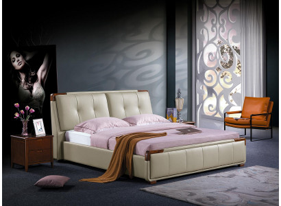Łóżko Podkładka Design Luxury Double Deco Hotel łóżka Sleep Pokój Skóra