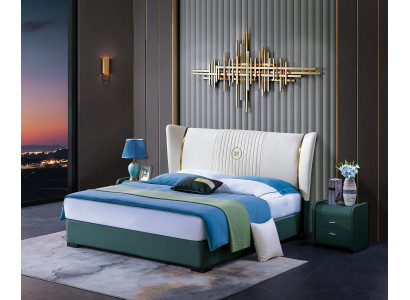 Drewno Design Łóżko Luksusowy Pokój Dwuosobowy Hotel Modern Frame Sleep Pokój