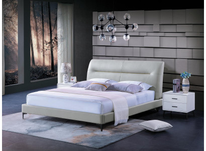 Łóżko Podkładka Design Luxury Double Hotel łóżko Skóra Sleep Pokój Luxury