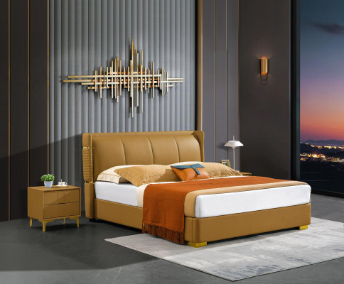 Sypialnia Łóżko tapicerowane Podwójne łóżko Big Design Luxury Double