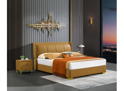 Sypialnia Łóżko tapicerowane Podwójne łóżko Big Design Luxury Double
