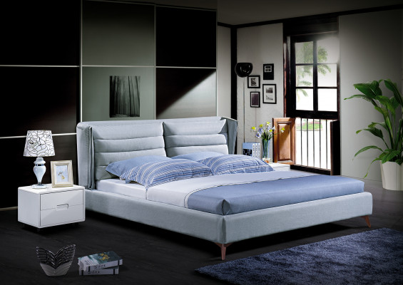 Drewno Design Łóżko. Pokój Dwuosobowy Luksusowe Małżeństwo Nowoczesny Hotel Frame Sleep Pokój