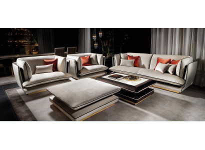 Zestaw sofowy 311 miejsce do siedzenia Stołek Zestaw Meble Sofa Podkładka Grupa Couch arredoclassic