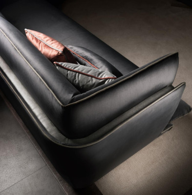 Sofa Kanapa Luksusowa Narożnikowa kanapa Meble Salon Podkładka Design Włókienniczy arredoclassic