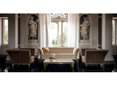 Design Zestaw sofowy 3+1+1 miejsce do siedzenia Kanapa Podkładka Sofa Ustawić Zestaw Arredoclassic