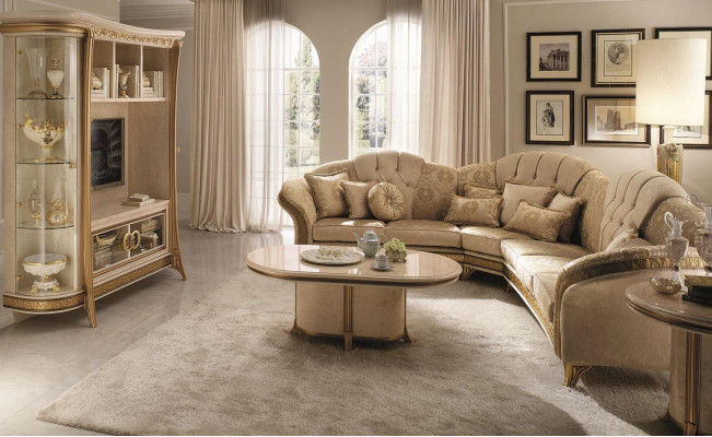 Narożnikowa kanapa L-shape Żywy krajobraz Sofa Couch Podkładka Narożnik Ustawić Włókienniczy Sofy Nowość