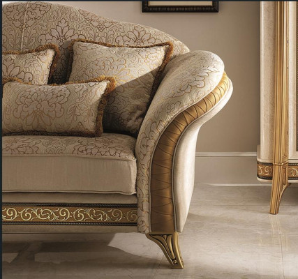 Włoskie Meble Sofa Ustawić Grupa Classic Siedziba Obcios 3+3 miejsce do siedzenia