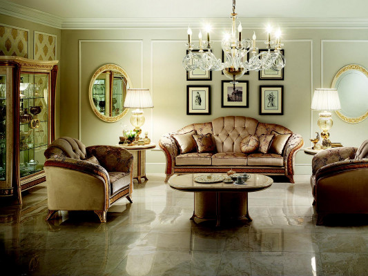 Zestaw sofowy Sofa Kanapa 3+2 Designerskie Meble do Salonu Klasyczny Barokowy