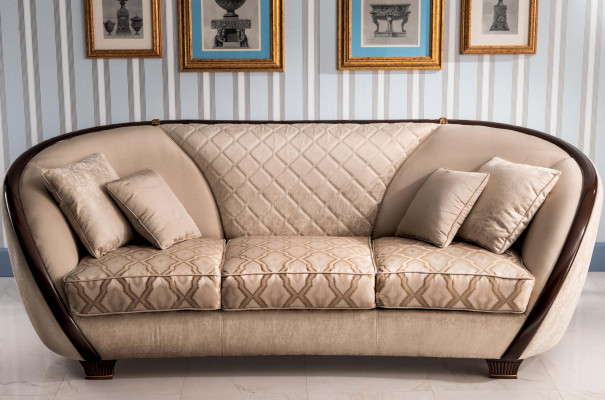 Luksusowy włoski zestaw sofowy Meble Klasy 3+1 Sofa Nowość arredoclassic™