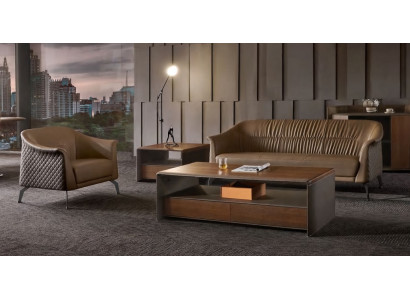 Zestaw sofowy Set Design Sofy Podkładka Deco Kanapy Skóra Relaks Modern