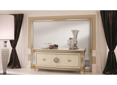 Bufet Kredens Kredens Lustro Prawdziwy Praca fizyczna Baroque Rococo arredoclassic