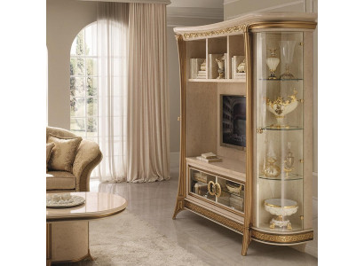 Designerska TV do salonu naścienna Ściana TV Szafka RTV Jednostka ścienna