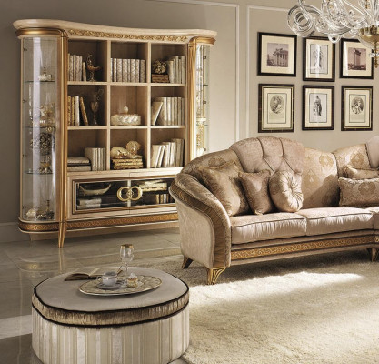 Biuro Regał Szafka na dokument Luxury Meble Style Antyk Szafa arredoclassic