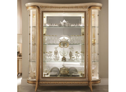 Gablota Szafa Szafka szklana Designerskie Meble Barokowe Rokoko Deco Art Nouveau