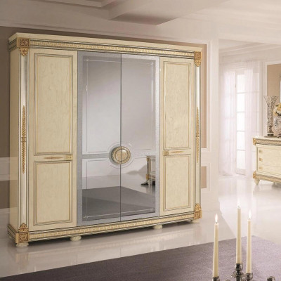 Luksusowe Sukienki Szafa Szafy Meble Wysoki Połysk Designerskie Living Drewno Nowe