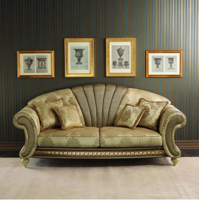 Sofa 2 miejsce do siedzenia Couch Design Podkładka Classic Włókienniczy Materiał Funkcja łóżka Couches