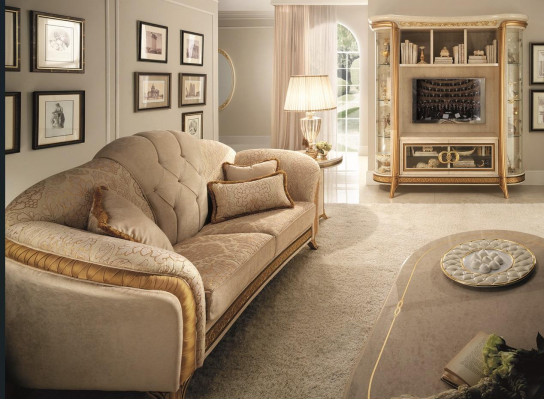 Sofa Trzyosobowa Podkładka Design Sofa Classic Siedziba Sofy Pokój Meble 3er Nowość