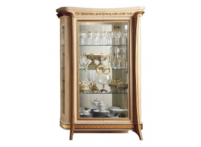 Design Meble Drewno Styl Klasyczny Barokowy Gablota Włoskie Meble Kredens